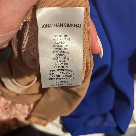 Jonathan Simkhai mixed knit puff sleeve bodysuit - Picture 10 of 12